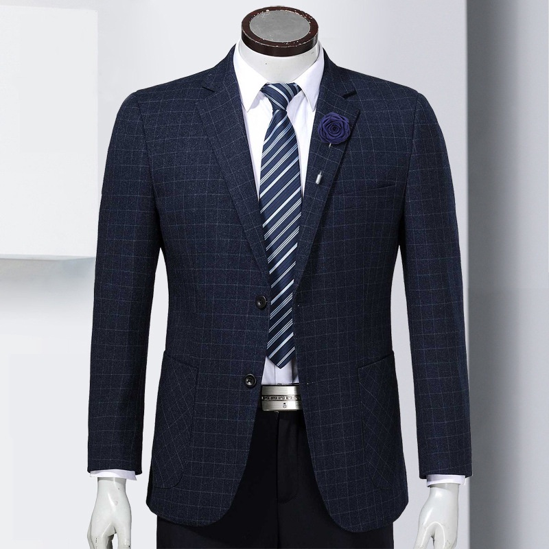 EFAN Trâm Cài Áo Vest Dáng Dài Kiểu Hàn Quốc Thời Trang Dự Tiệc Cưới Cho Nam