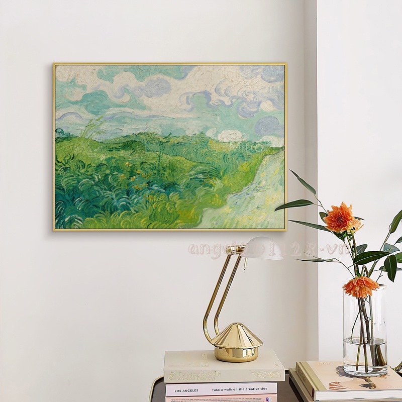 Tranh sơn dầu trang trí nội thất phong cách Van Gogh