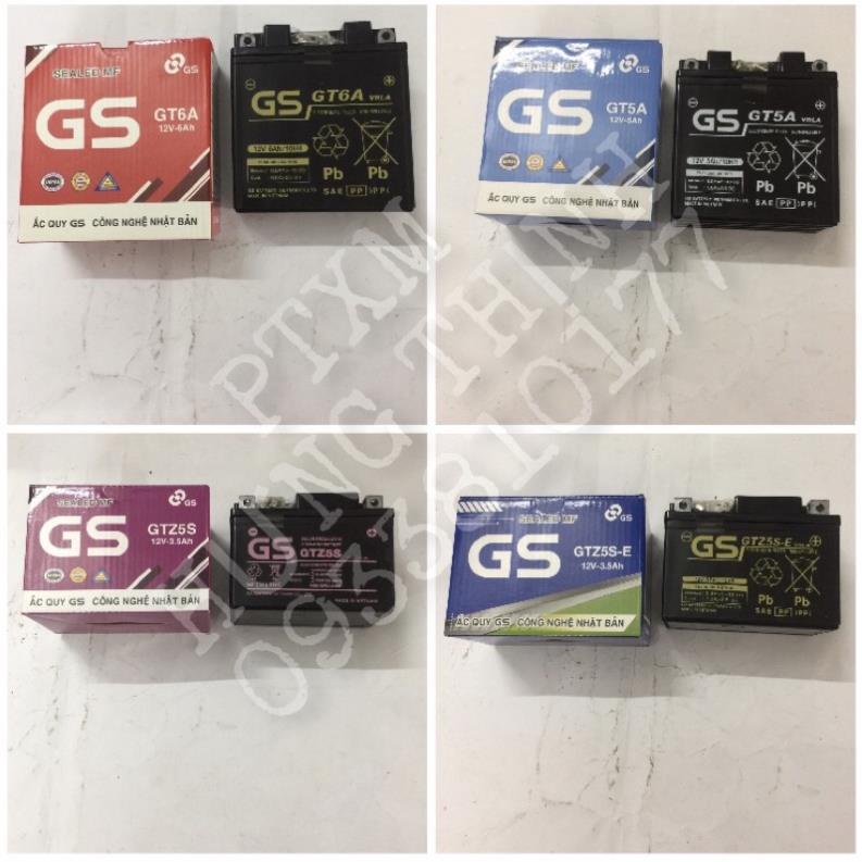 Bình Ắc Quy GS Chính Hãng Xe Số 2005 - 2021