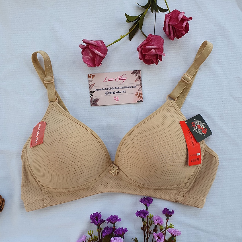 [2827] Áo Lót Thái Lan - Trơn, Mỏng, Không Gọng, Không Đệm - Có Lỗ Thông Khí Thoáng Mát.