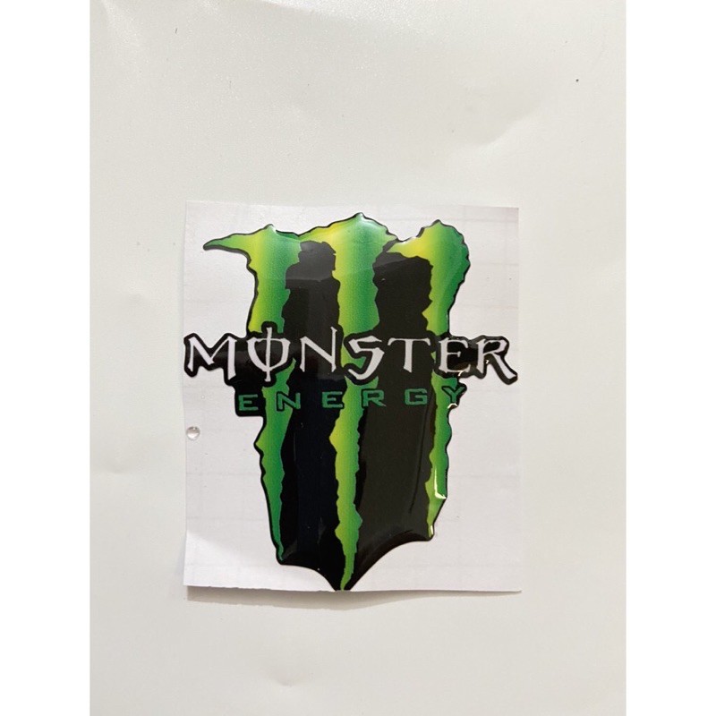 Tem logo monster dán xe 3 lớp chống nước!!!