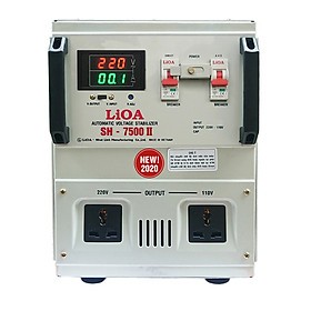 Ổn Áp Lioa 7.5KVA Đồng Hồ LED 2020