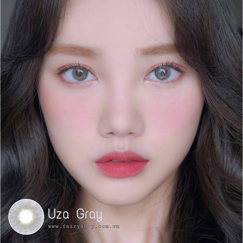 Kính Áp Tròng Cao Cấp UZA GRAY Lens 14.0mm - Kính Áp Tròng FAIRY SHOP CONTACT LENS