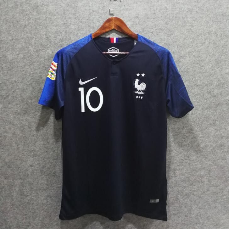 Pháp nhà jersey 2018 Pháp World Cup jersey 2018 france áo bóng đá mbappe 10
