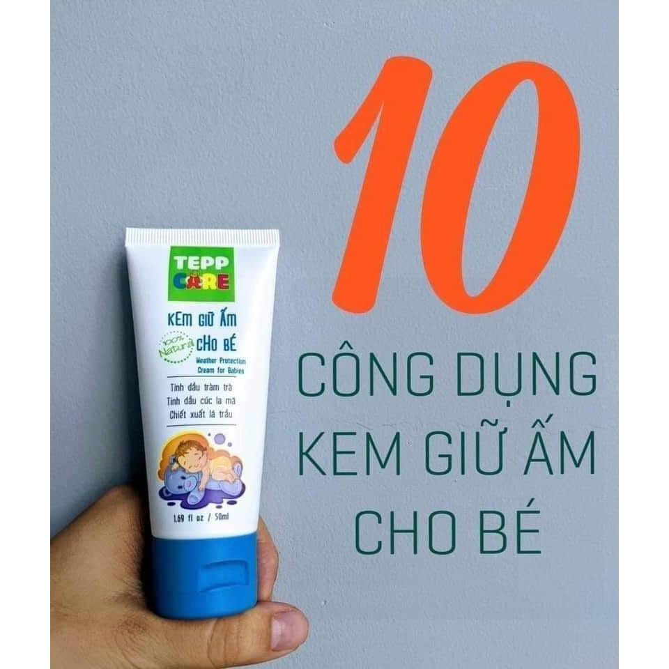 Tepp care 20ml - Kem Giữ Ấm Và Chăm Sóc Trẻ Toàn Diện - Làm giảm hăm tã, tan vết sưng bầm, làm diu nốt côn trùng cắn