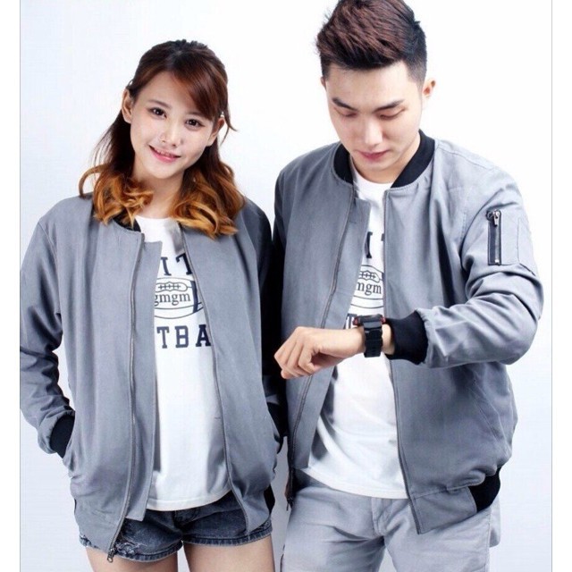 [Hàng chuẩn] Áo bomber áo khoác kaki nam nữ | BigBuy360 - bigbuy360.vn