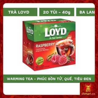 Trà túi lọc loyd 40g - phúc bồn tử, quế, tiêu đen