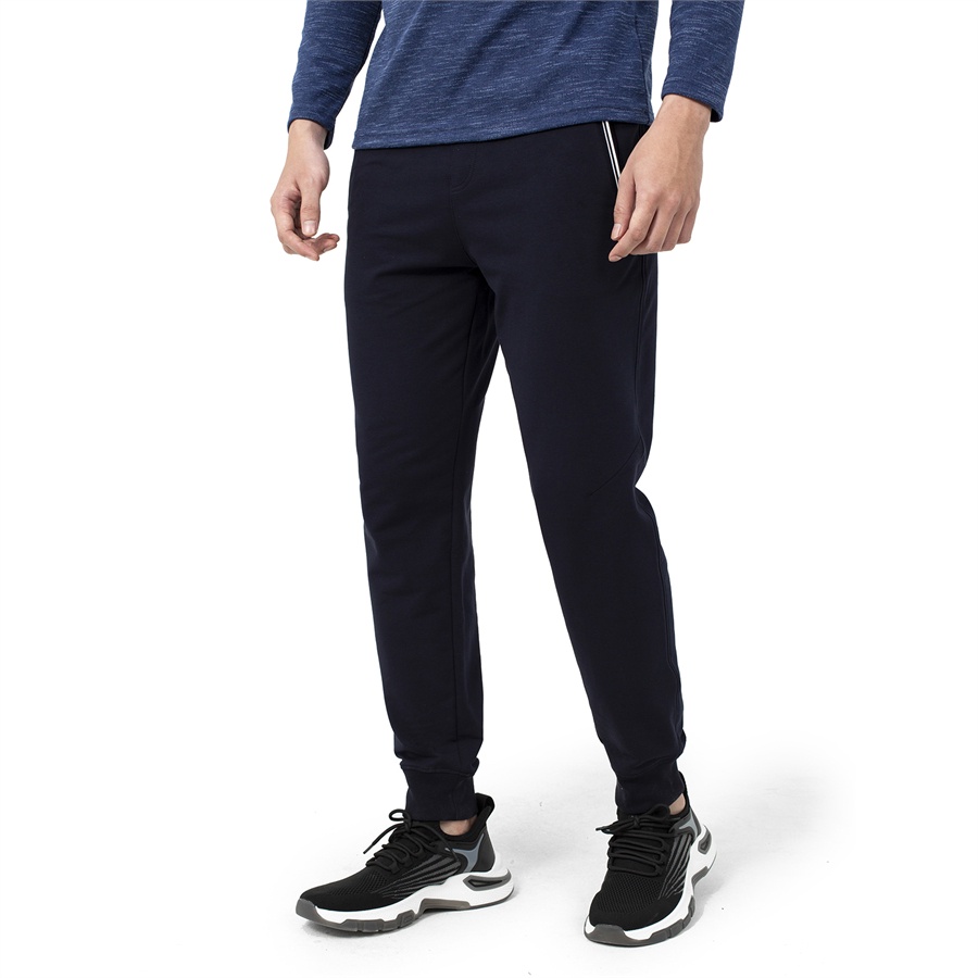 Quần thu đông nam Aristino dệt kim  cotton mềm  thoáng khí APA008W1