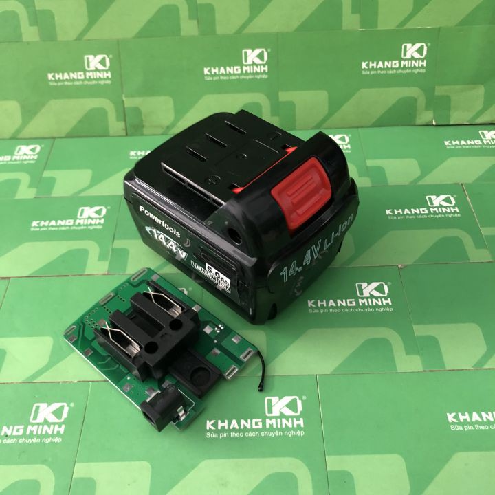 Vỏ mạch pin TQ china 16.8V 30A, 4S - 1P, vỏ trượt lắp 4 cell