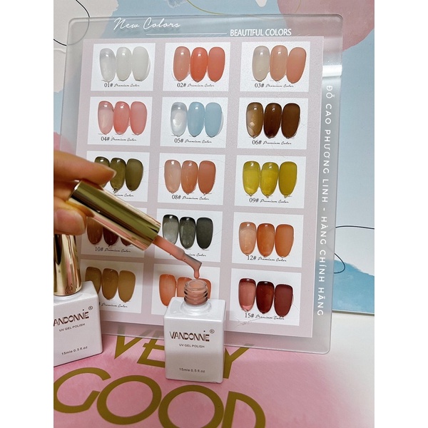 Sơn thạch 15 màu Vendeni ( Tặng Bảng Màu )