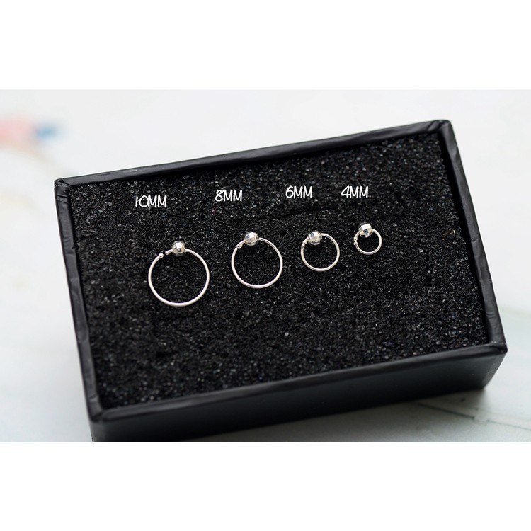 Hoa tai đeo vành đơn giản cá tính phong cách Hàn Quốc thời trang A572