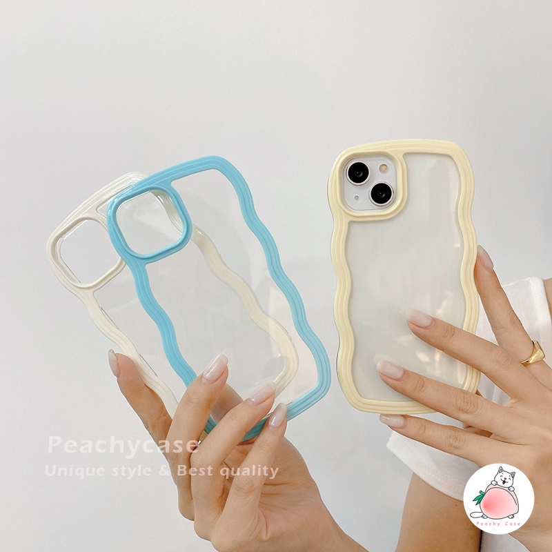 Ốp Điện Thoại TPU Mềm Trong Suốt Chống Sốc Màu Macaron 2 Trong 1 Cho iPhone 13 12 Pro Max 11 Xr Xs Max X 7 8 Plus