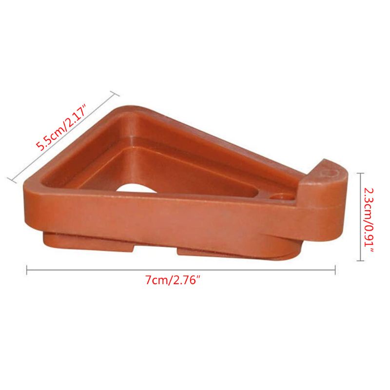 Bộ 12 Giá Đỡ Nâng Ngón Chân Hình Tam Giác Trưng Bày Cây Cảnh