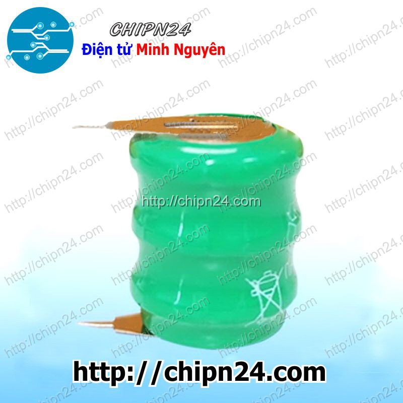 [1 VIÊN] (F12) Pin Ni-Cd 3.6V 60mAh (Pin Xanh Lá)