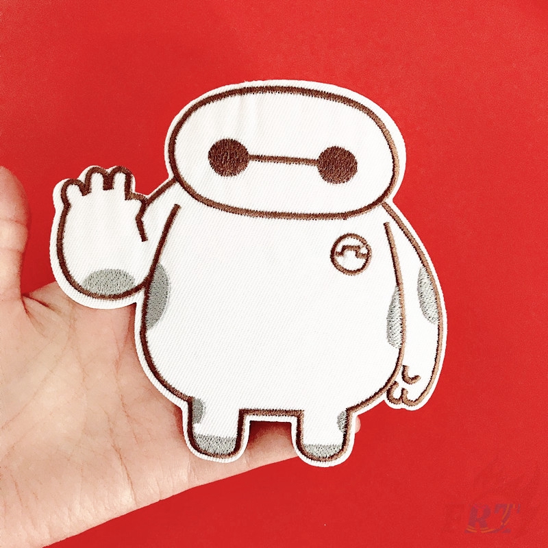 1 sticker ủi quần áo thêu hình big hero 6 baymax DIY