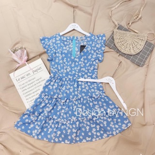 Đầm hoa cúc xanh🌼