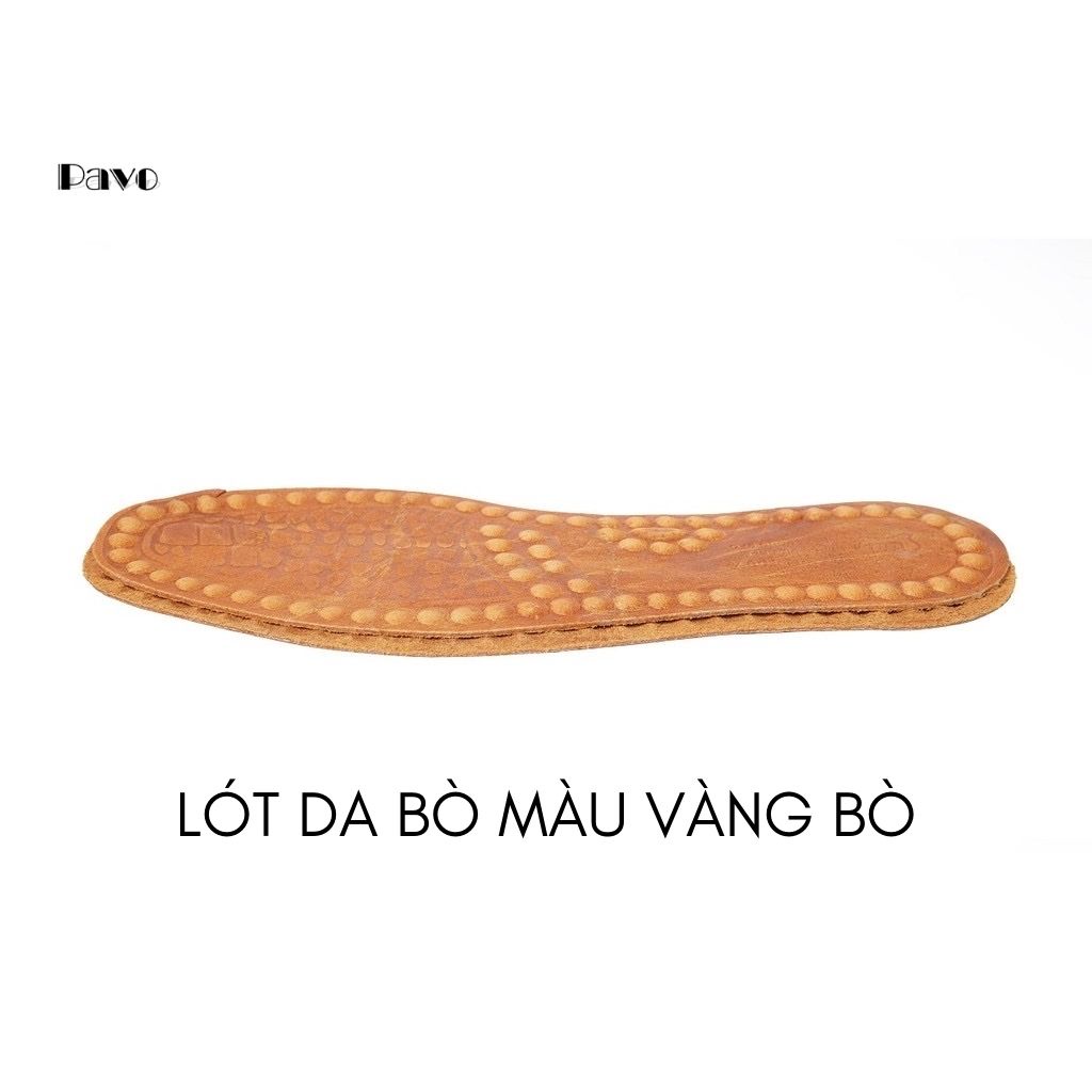 [DA THẬT]Lót Giày Da Bò Chuẩn 100% Mềm Khử Mùi Thông Thoáng Có Hạt Matxa Chân