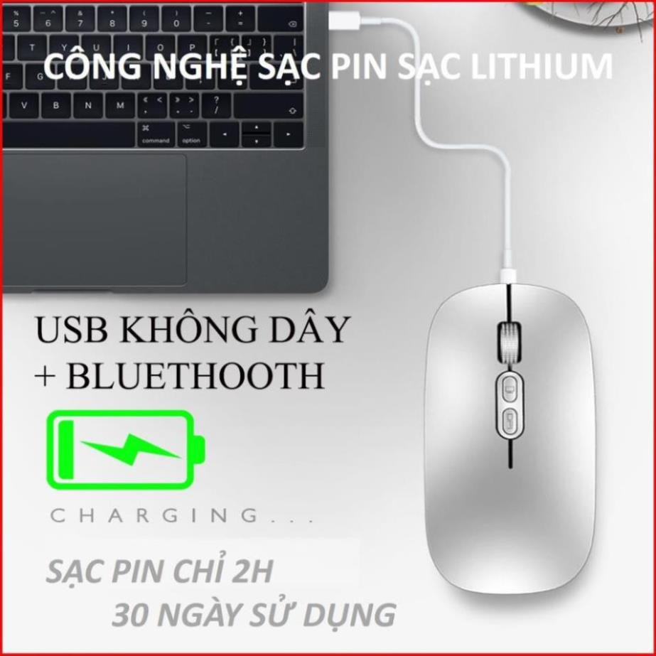 =TRỢ GIÁ=Chuột không dây TỰ SẠC M103 Có nút điều chỉnh DPI, Độ nhạy cực cao, sạc nhanh sử dụng lâu BH 6 THÁNG