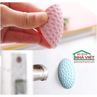 Miếng chặn cửa tròn MẪU TỔ ONG chống va đập bằng cao su