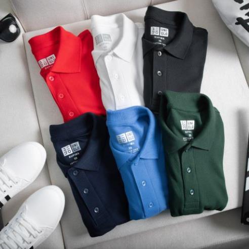 Free Ship - Áo Polo Uniqlo Nam Nữ - Áo Thun Có Cổ Chất Cotton 6 Màu - APU01 ®️