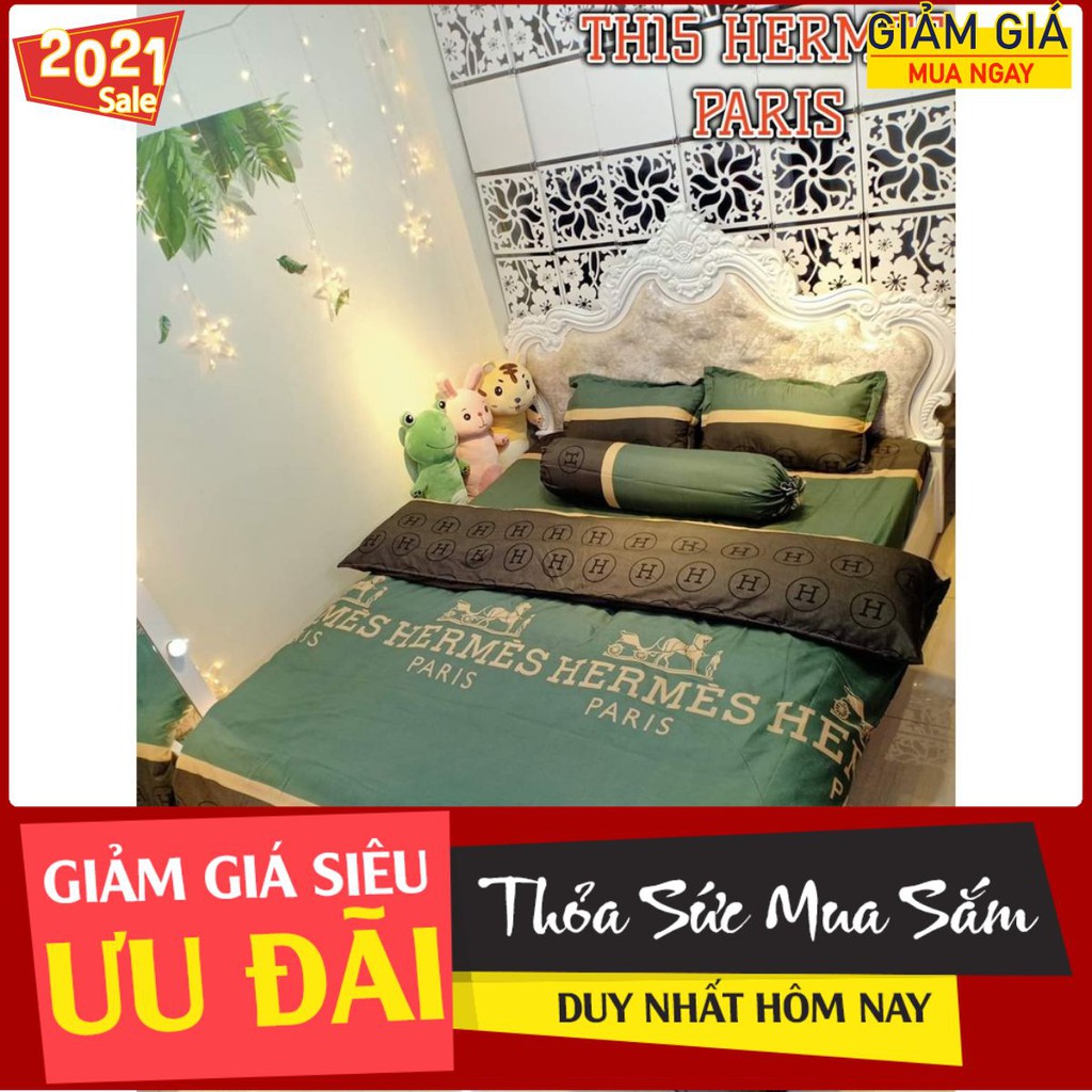 [Ga gối]Bộ Ga Gối Cotton Poly 3 món,chát chọn mẫu,Mã BGT771