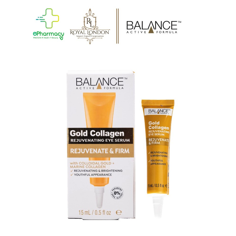 Kem Mắt Balance Gold Collagen Rejuvenating Eye Chống Lão Hoá 15ml