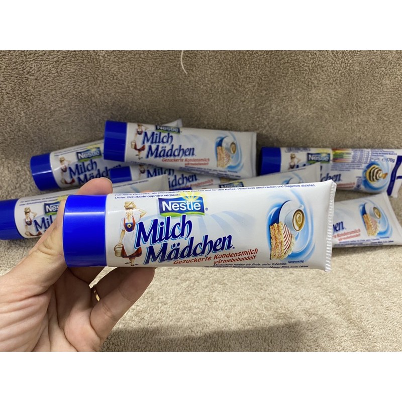 [HÀNG ĐỨC] Sữa Đặc Tuýp Nguyên Kem Nestlé Milch Mädchen 180g