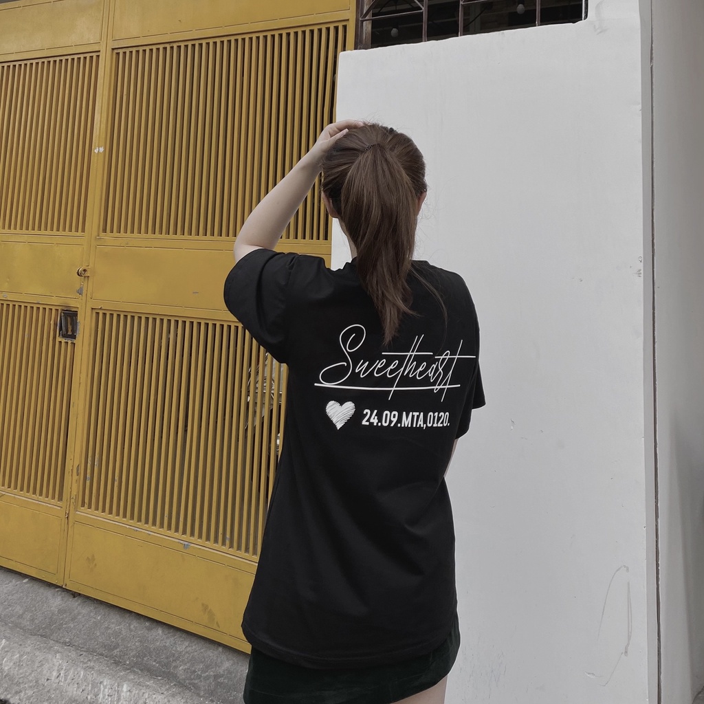 Áo thun nam nữ Sweetheart form âu