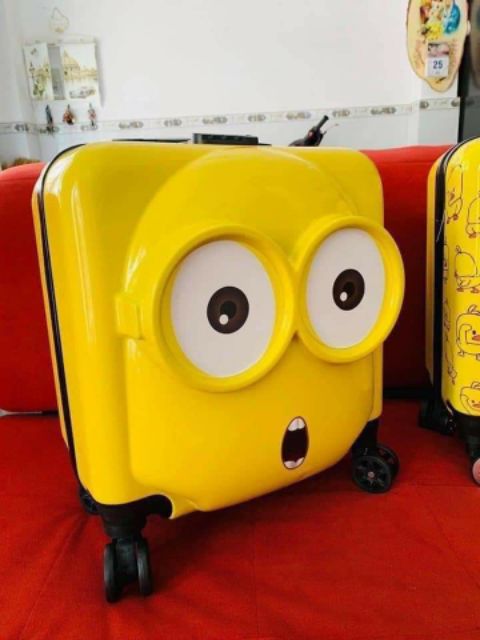 Vali Trẻ Em du lịch MINION chính hãng size vừa cho bé trai gái siêu yêu có ship HOẢ TỐC