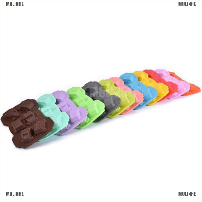 Khuôn Silicone Tạo Hình Xe Hơi Trang Trí Bánh / Xà Phòng