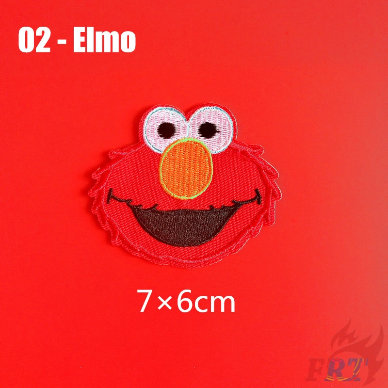 Sticker Ủi Thêu Hình Hoạt Hình Sesame Street S-7 Dễ Thương