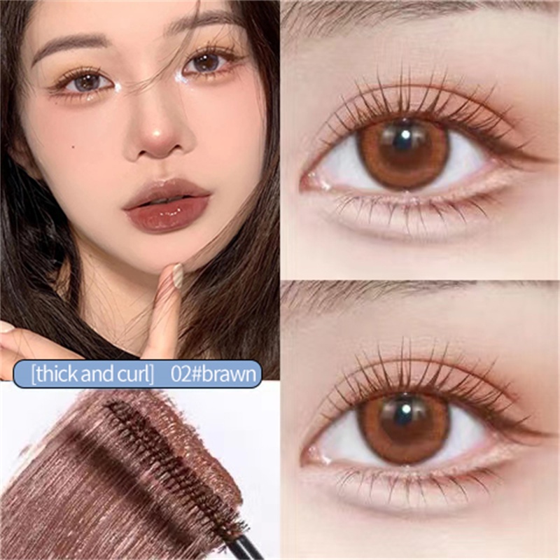 Abpopa NOVO® Mascara Uốn Cong Lông Mi Chống Thấm Nước Trang Điểm Nhẹ Nhàng