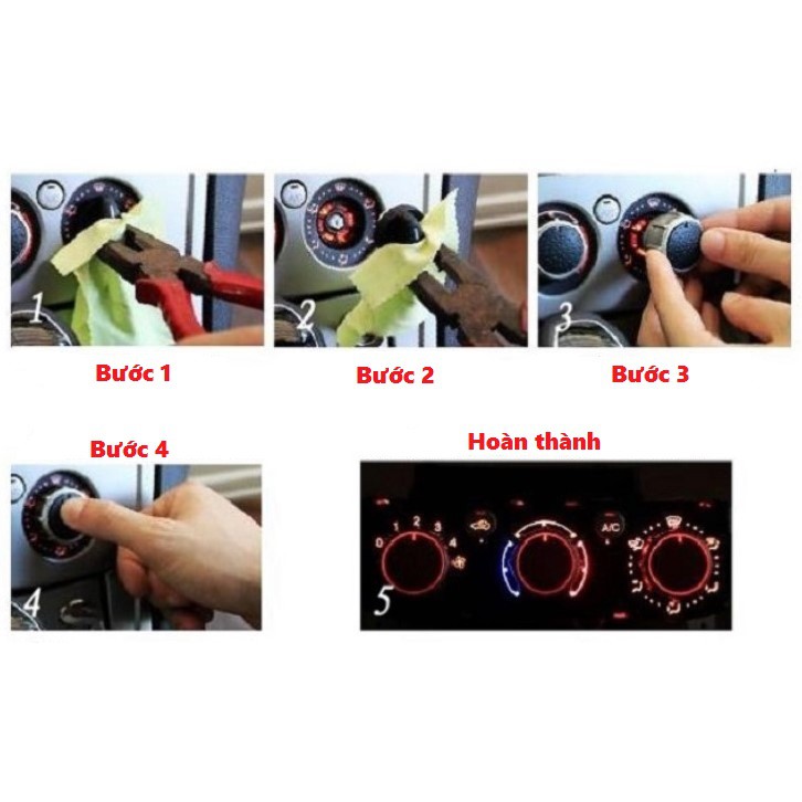 Núm điều hòa Kia Soluto màu Đen sang trọng