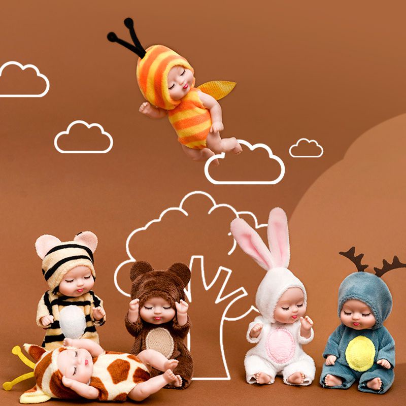 【Ready Stock】Lifelike Sleeping Newborn Baby Doll Limbs Can Be Rotated Christmas Present