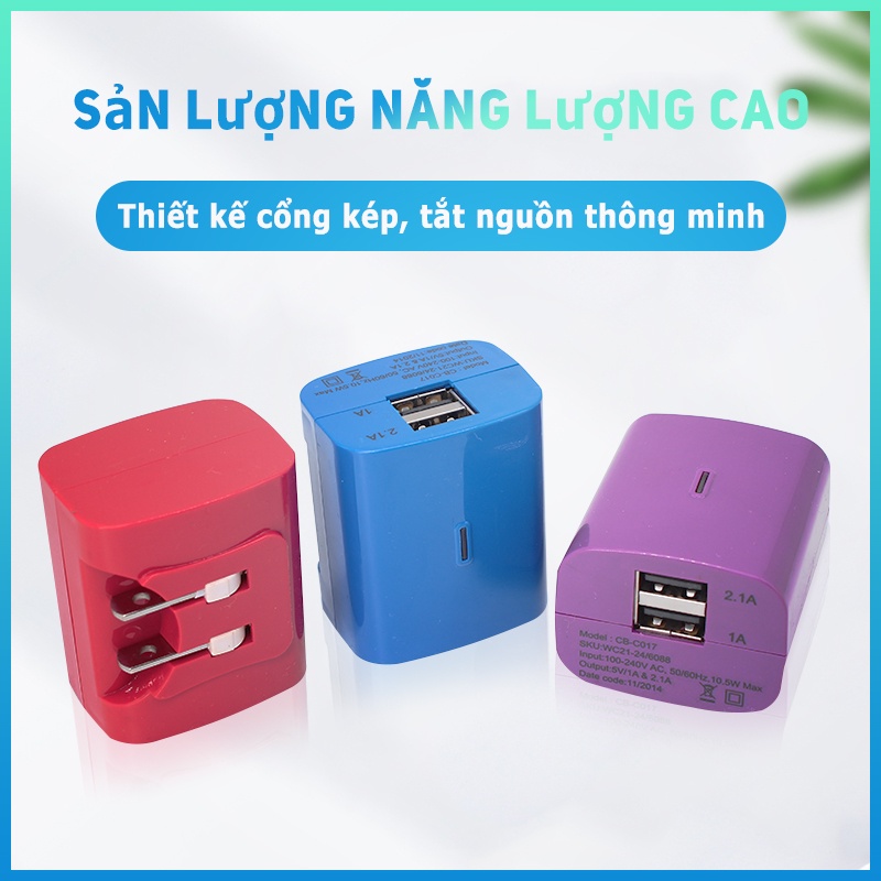 Thích hợp cho hệ thống kép, sạc đa cổng an toàn, sạc nhanh với giao diện USB