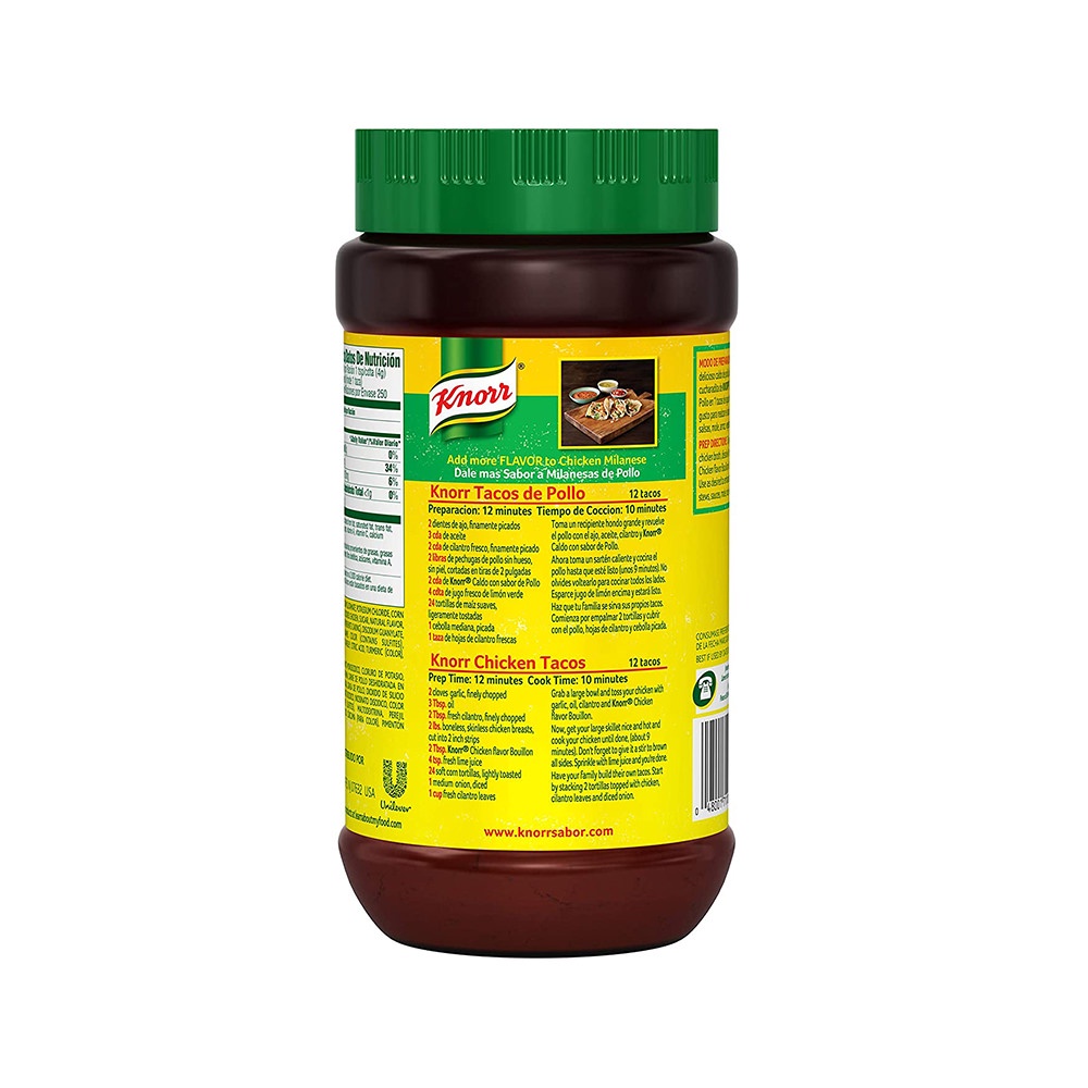Hạt nêm Knorr Chicken Flavor Bouillon của Mỹ 1kg