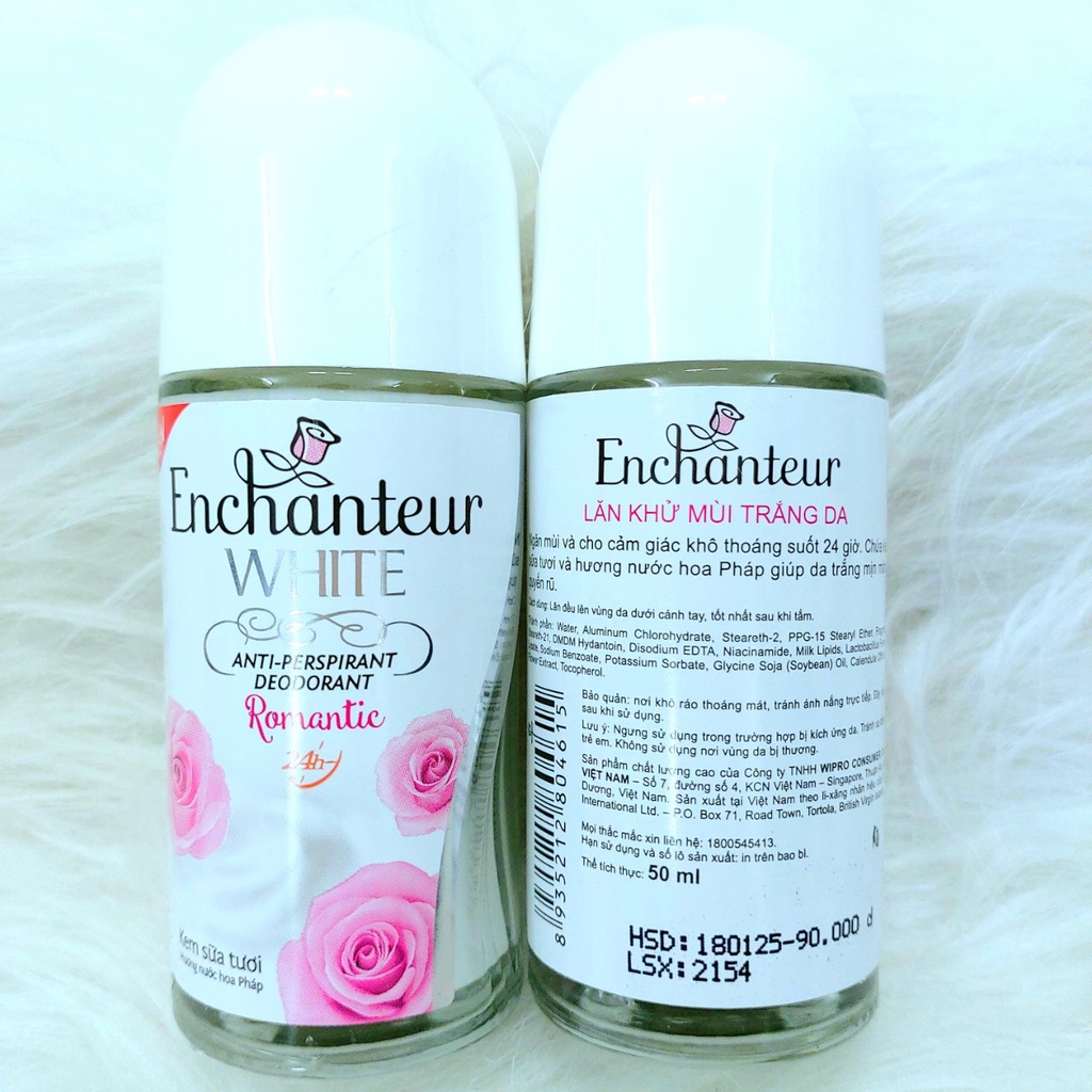 Enchanteur - Xịt - Lăn - Lăn Sáp Khử Mùi Hương Nước Hoa 150ml -  50ml - 40ml - Dạng Kem Sữa - Dạng nước trong- Dạng Sáp