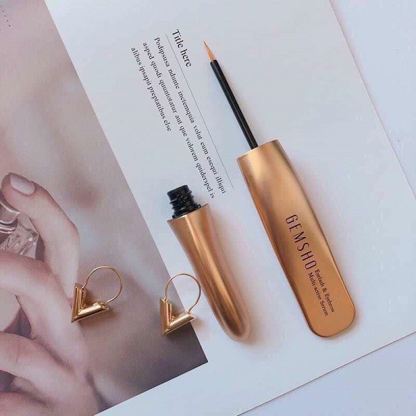 Serum dưỡng mi Gemsho Eyelash & Eyebrow 3ml của Mỹ