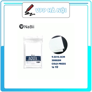 Giấy vẽ và sổ vẽ màu nước nabii aqua fat
