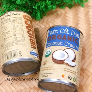 Nước cốt dừa hữu cơ