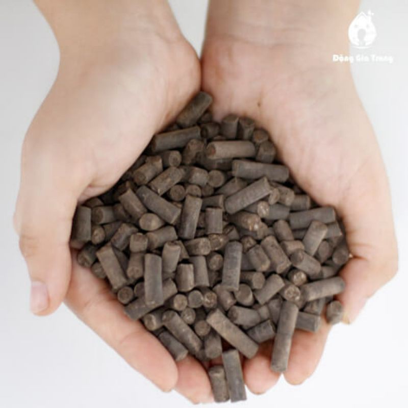 1kg Phân trùn quế Viên nén Sfarm chuyên dùng cho Lan và Hoa Kiểng