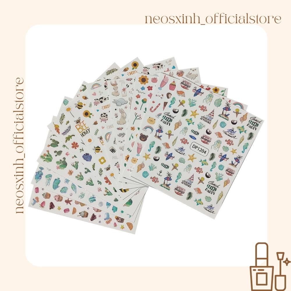 Sticker Dán Móng Tay Trái Cây DP1195-1214 Cute Hot Trend - Hình Dán Móng - Neosxinh Nails