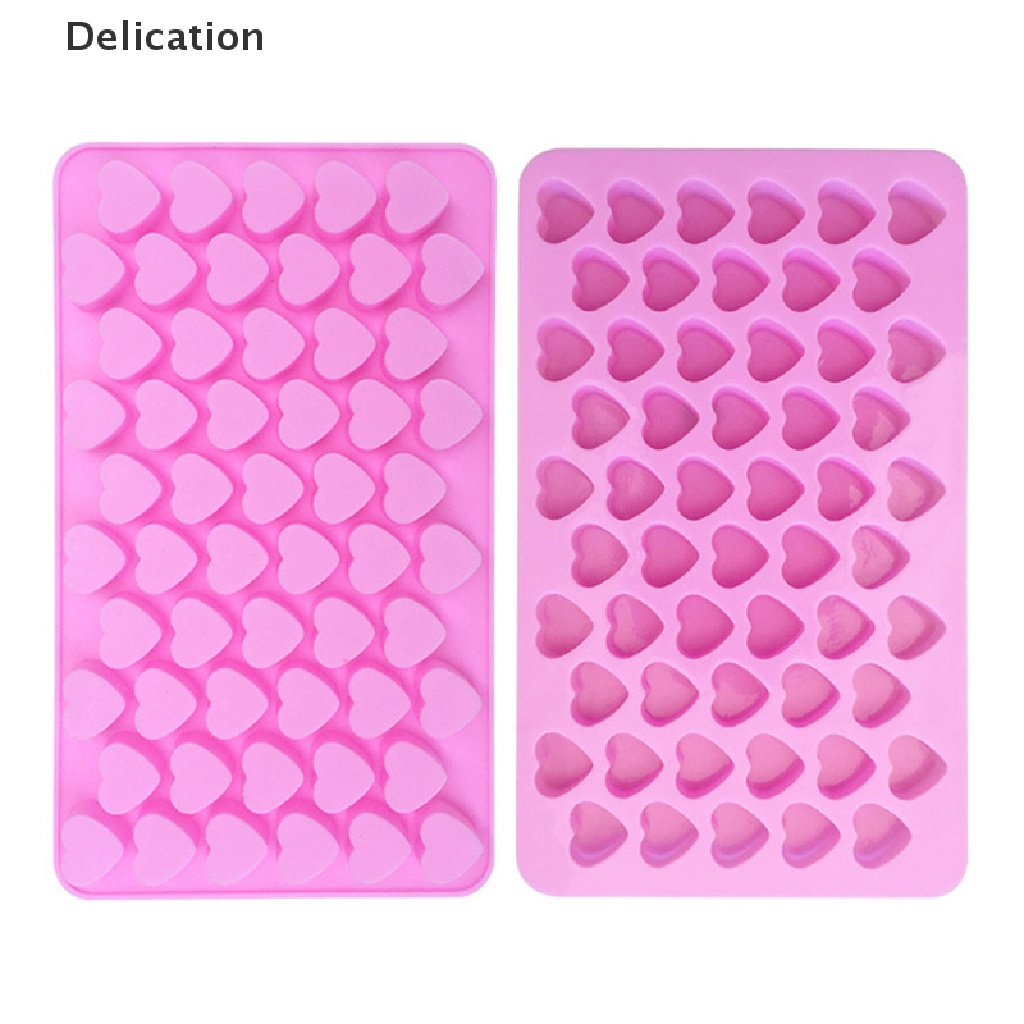 Khuôn silicone Làm Đá Hình Trái Tim 3d