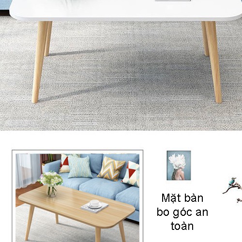 Bàn trà sofa, phòng khách hình chữ nhật thiết kế ngồi bệt, ngồi cao đơn giản hiện đại