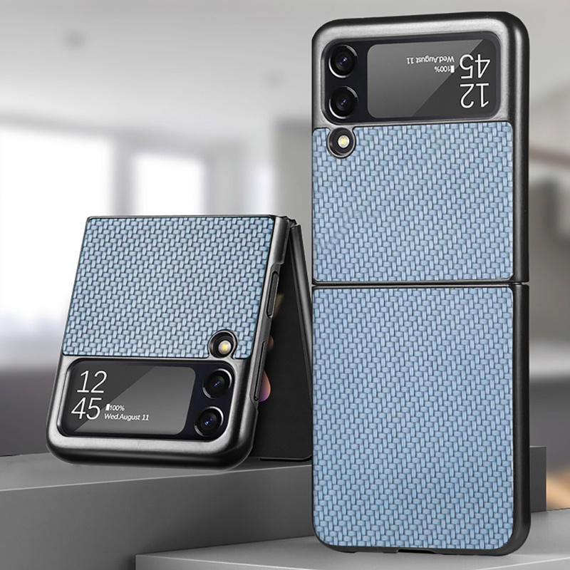 Ốp Điện Thoại PC Cứng Siêu Mỏng Sang Trọng Chống Sốc Cho Samsung Galaxy Z Flip 3