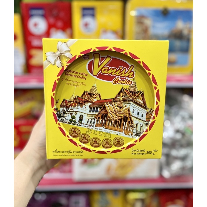 BÁNH VANISH HỘP SẮT 200G