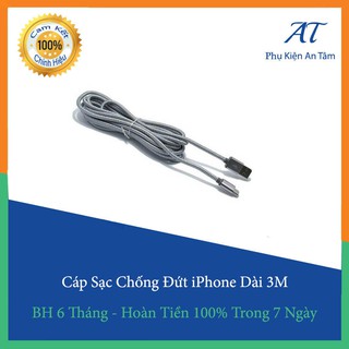 Cáp iPhone bọc dù 3m