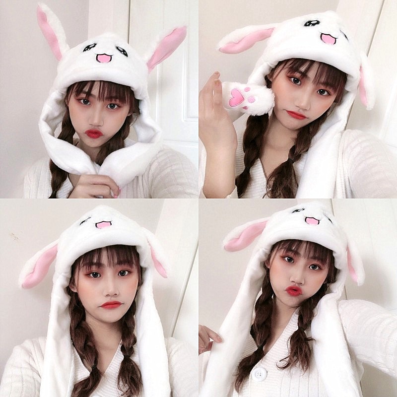 Mũ Tai Thỏ Phát Sáng HOTTREND IDOL KOP Siêu mềm mịn