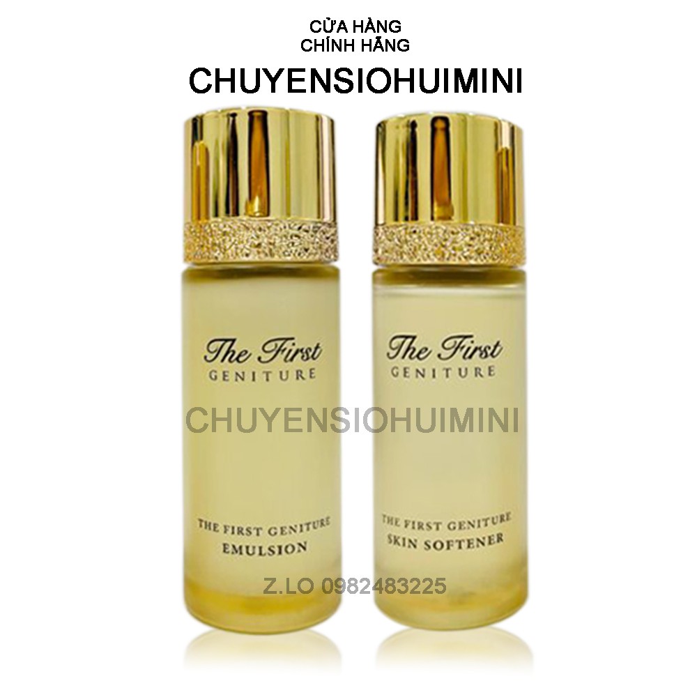 Cặp nước hoa hồng và sữa dưỡng tái sinh da ohui the first 20ml