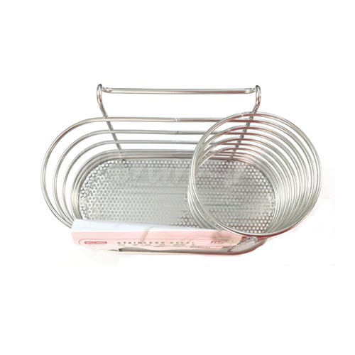 Ống đũa inox Hàn Quốc Staami 2 ngăn không hoen gỉ 19,5 x 9,5 x14,3cm ST954 hàng nhập chính hãng